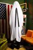 Clearstone Cosplay Halloween Teru Teru Ghost White 2-Way Poncho, Unisex,