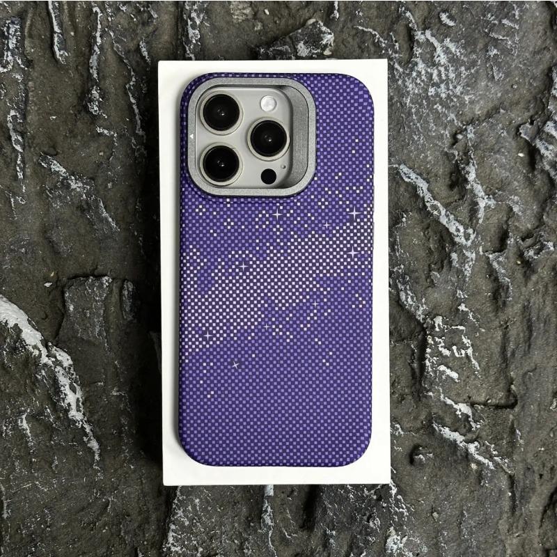 

Shanchuan Galaxy Suitable for Apple 16 Carbon Fiber Kevlar Magnetic Absorbing IPhone 15 Lens Bracket Anti Fall Mobile Phone Case iPhone 13 PROMAX