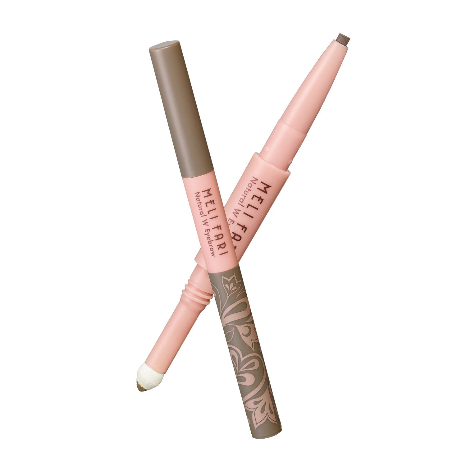 

Melifali Натуральный Двойной Карандаш для Бровей Пудровый Наконечник Плоский Наконечник Уход [Светло-коричневый/Водостойкий] & (Формула без добавок) Водонепроницаемый