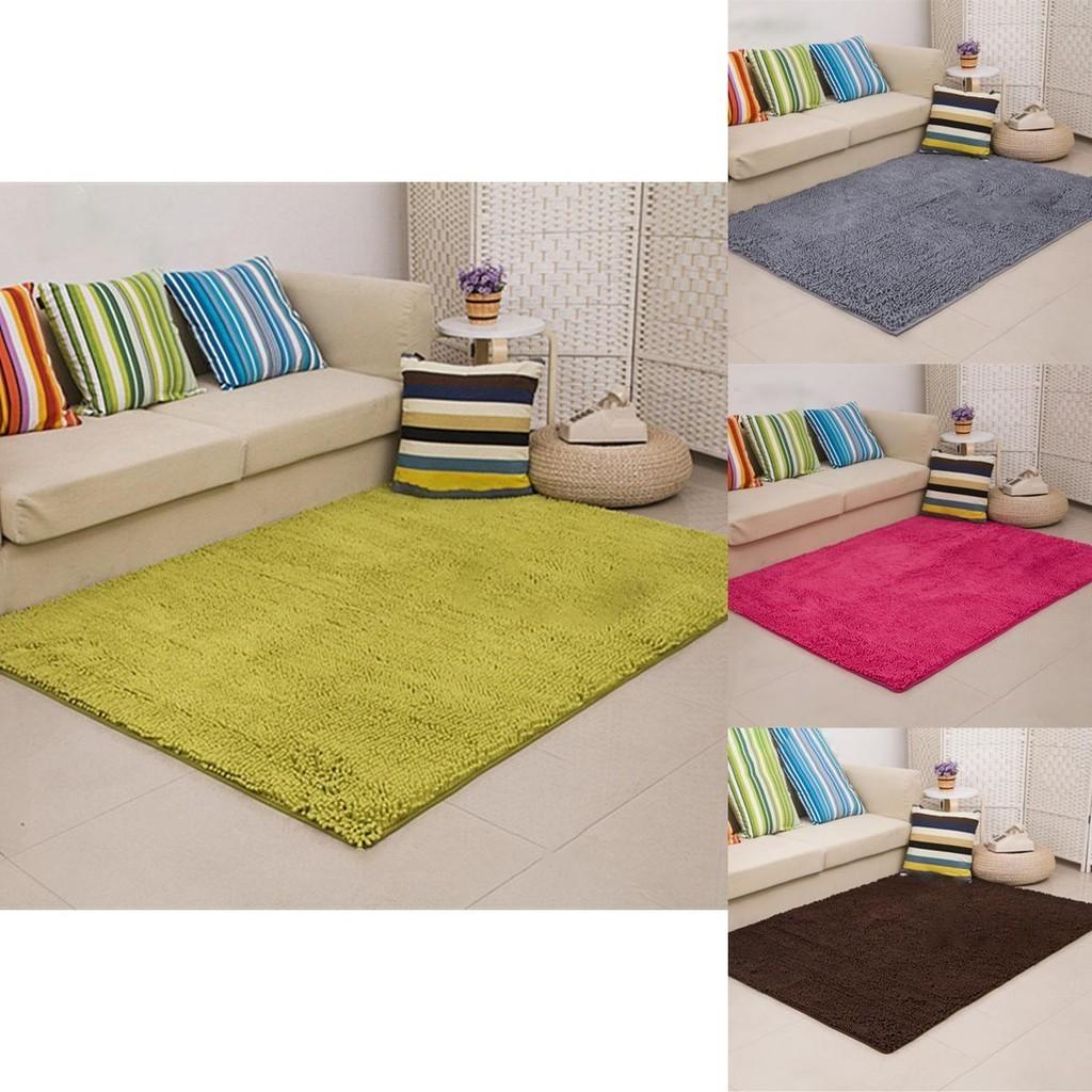 Luxuriously Soft Long Microfiber Shaggy Non Slip Absorbent Bath Mat For Elegant Bathrooms