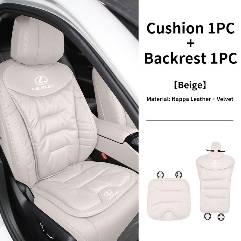 Car Seat Velvet Cushion Leather Backrest Seat Cover Accessories For Lexus CT200h ES250 ES300h IS250 IS200 GS300 GS460 GX470