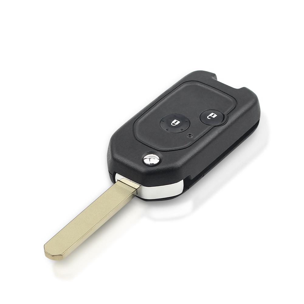 Remote 2/3/4 Button Flip Folding Car Key Shell Case For Honda Accord Civic Crv Pilot 2007 2008 2009 2010 2011 2012 2013