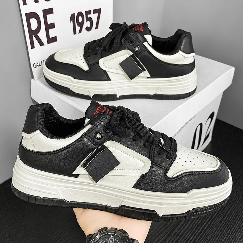 Skateboard Men's Sneakers Non-Slip Casual Shoes Sports and Leisure New All-match Soft and Comfortable Shoes for Men Fashion