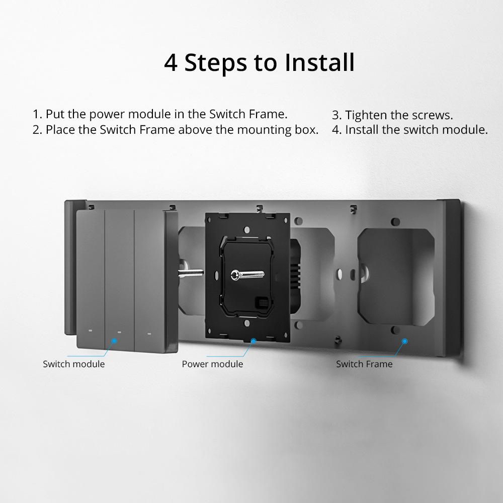 M5 WiFi Light Wall Switch APP Control Smart Home for Alexa Home