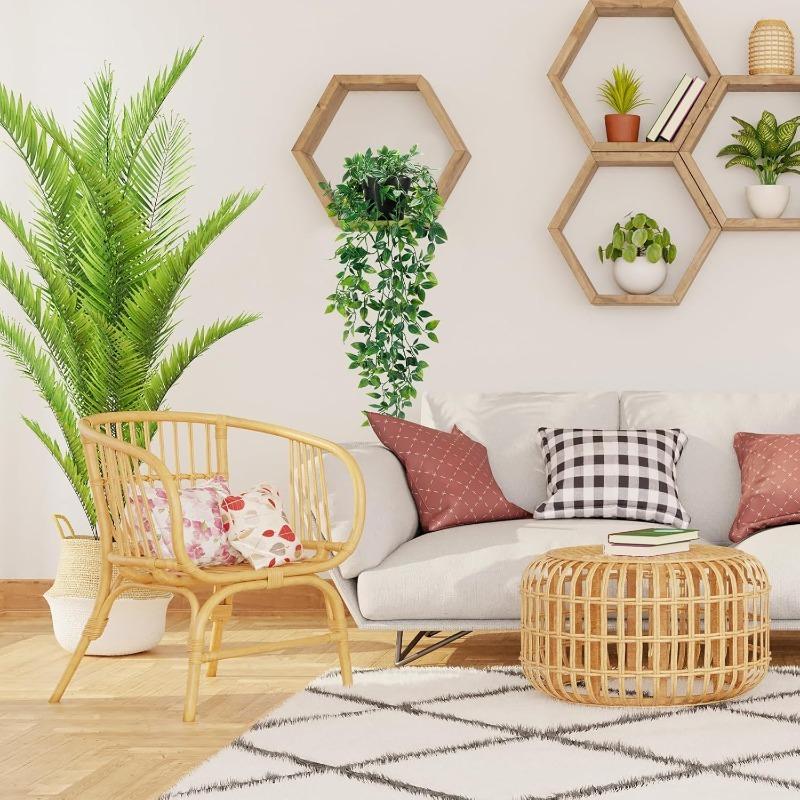 50CM Artificial Eucalyptus Ivy Potted Artificial Plant For Home Decoration Bride Wedding Decor Flower Office bathroom Decor