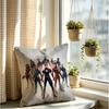 Throw Pillow Cushion Accent Pillow Includes Pillow Core 18.18 Inch Super Hero Team Print Soft Fabric For Sofa Bedroom Car