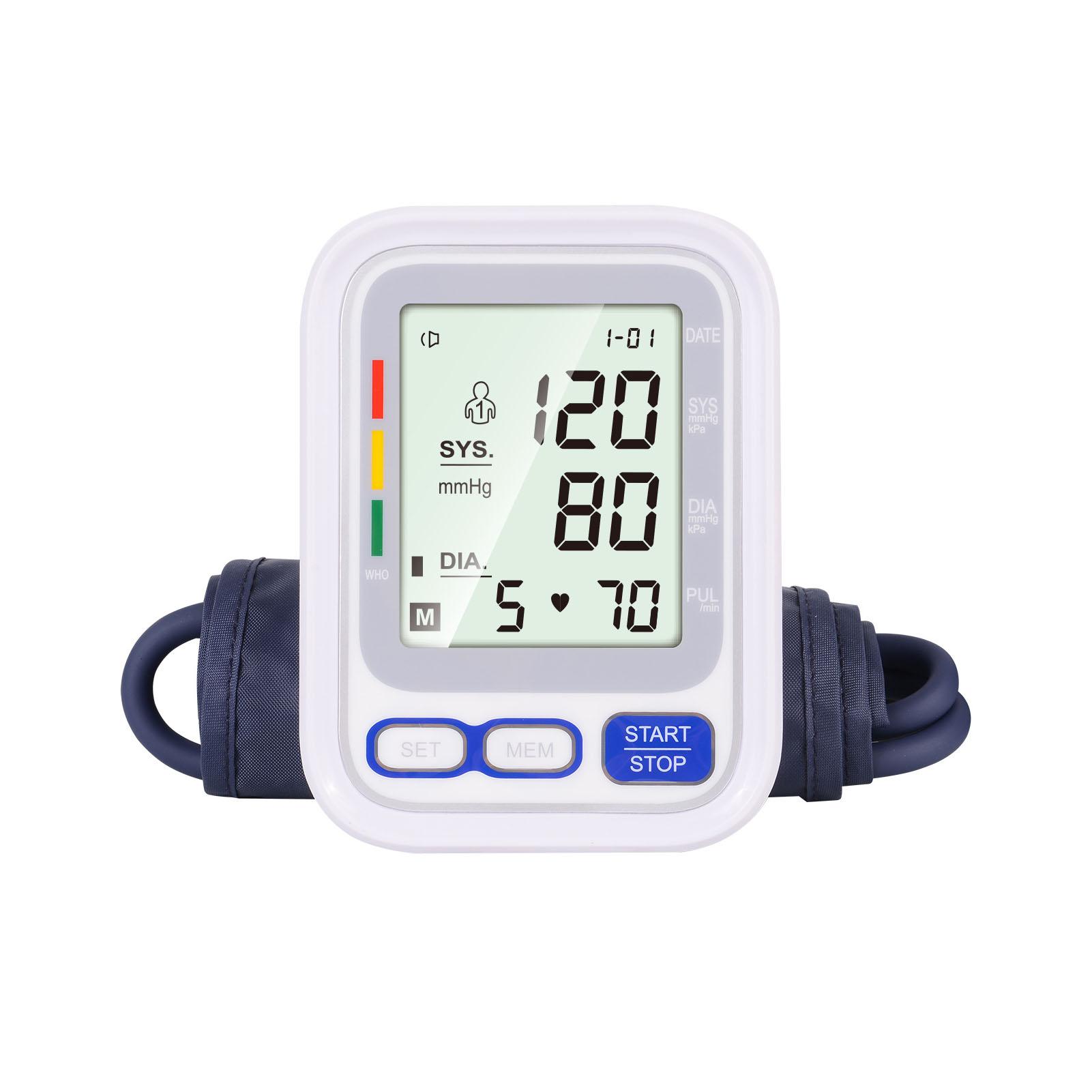 

Электронный запястный сфигмоманометр Большой экран Полностью автоматический прибор для мониторинга артериального давления