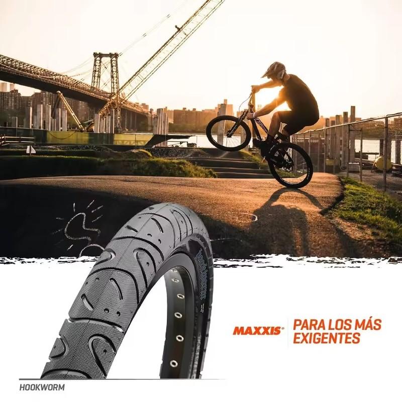 MAXXIS Hookworm 26 X 2.5 Bicycle Tire BMX Wire Bead Clincher Tire for Street Park Vert Flatland 26 27.5 or 29 Sizes