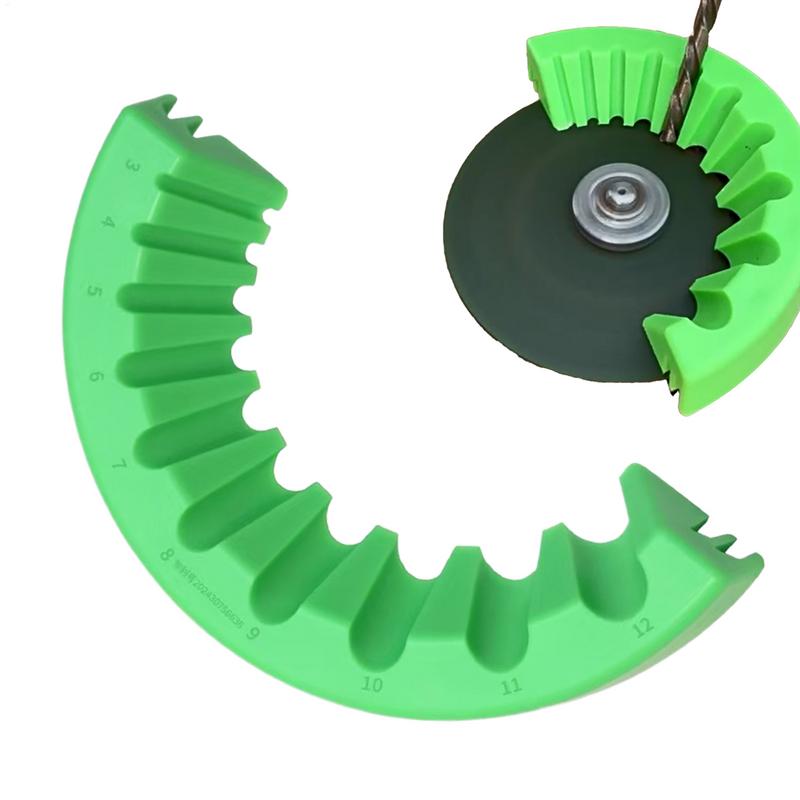 10 In 1 Angle Grinder Drill Bit Sharpener Old Drill Bit Grinder 3-12mm Portable Hole-punching Head Attachment