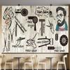 Barber Shop Wallpaper Hair Salon Mural Hairdressing Salon Beauty Salon Nail Shop Wallpaper