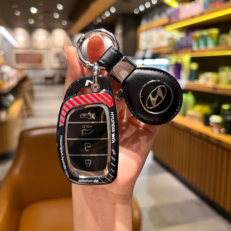 Car Remote Key Case Cover For Hyundai Creta Ix35 Ix45 I10 I30 I40 Tucson Santa Fe Rena Sonata Elantra 4Buttons Auto Accessories E5
