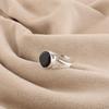Black Onyx Gemstone Sterling Silver Ring, 925 Sterling Silver Elegant Women Ring, Statement Onyx Ring, Handmade Jewelry RR-83-18