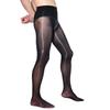 Men'S Horse Oil Stockings 360 Seamless Sexy Ultra-Thin Shiny Pantyhose Silky Tube Jj Set Airplane Socks