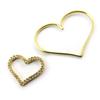 Les Trésors De Lily [N4053] - Gold Plated Pendant 'Love Divine' White Gold