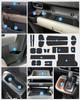LANGBEAN Interior Rubber Mats for Toyota Sienta 10 Door Pocket Scratch and Noise PU Set of 20 Series, Non-Slip Mats, Reduction, Leather, (Black)