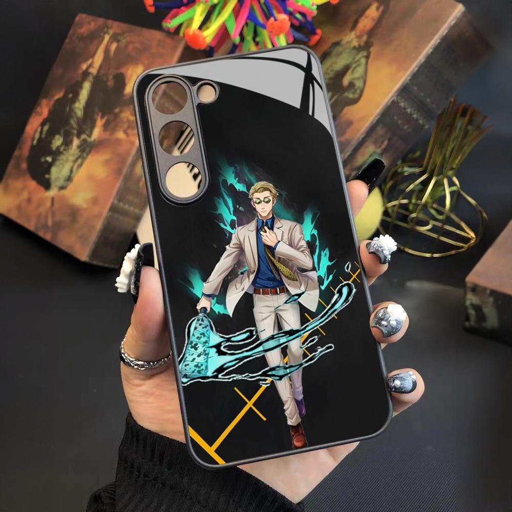 Kento Nanami Jujutsu Kaisen Phone Case For Samsung Galaxy S26 S25 S24 S23 S22 S20 S21 Ultra Plus Fe Colored Silver Cover