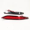 Car Flashing 2PCS LED Rear Bumper Reflector For Hyundai Sonata 8 2010 2011 2012 2013 2014 Brake Light Fog Lamp Turn Signal