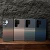 Funda Magnética Delgada con Patrón de Fibra de Carbono para Samsung Galaxy S25 S24 Ultra Plus S25Ultra PC Rígida Sin Marco Cubierta para Carga Inalámbrica