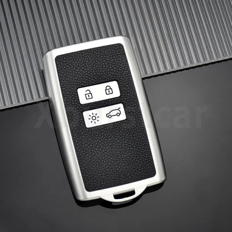 

Чехол-брелок из ТПУ и кожи для автомобильного пульта ДУ Renault Scenic 4 Arkana Dacia Sandero Captur Megane Talisman Espace Clio Zoe Koleos