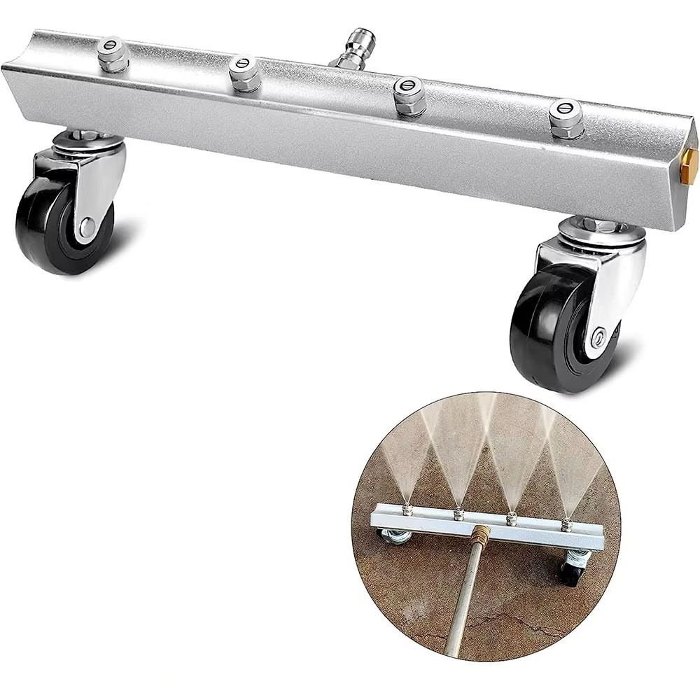 Stainless Steel Road Cleaning Device 4 Nozzle Design Undercarriage Cleaner  Car Wash