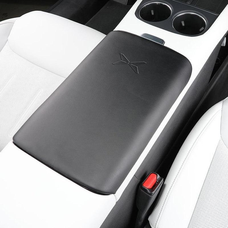Fit For XPeng G6 2023-2025 Car Center Armrest Box Leather Protective Cover Interior Modification