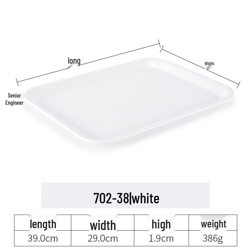 Melamine Rectangular Divided Serving Tray