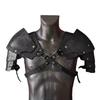 Vintage Viking Knight Ramenní zbroj Středověké severské Cosplay Náležité díly Kostýmové rekvizity