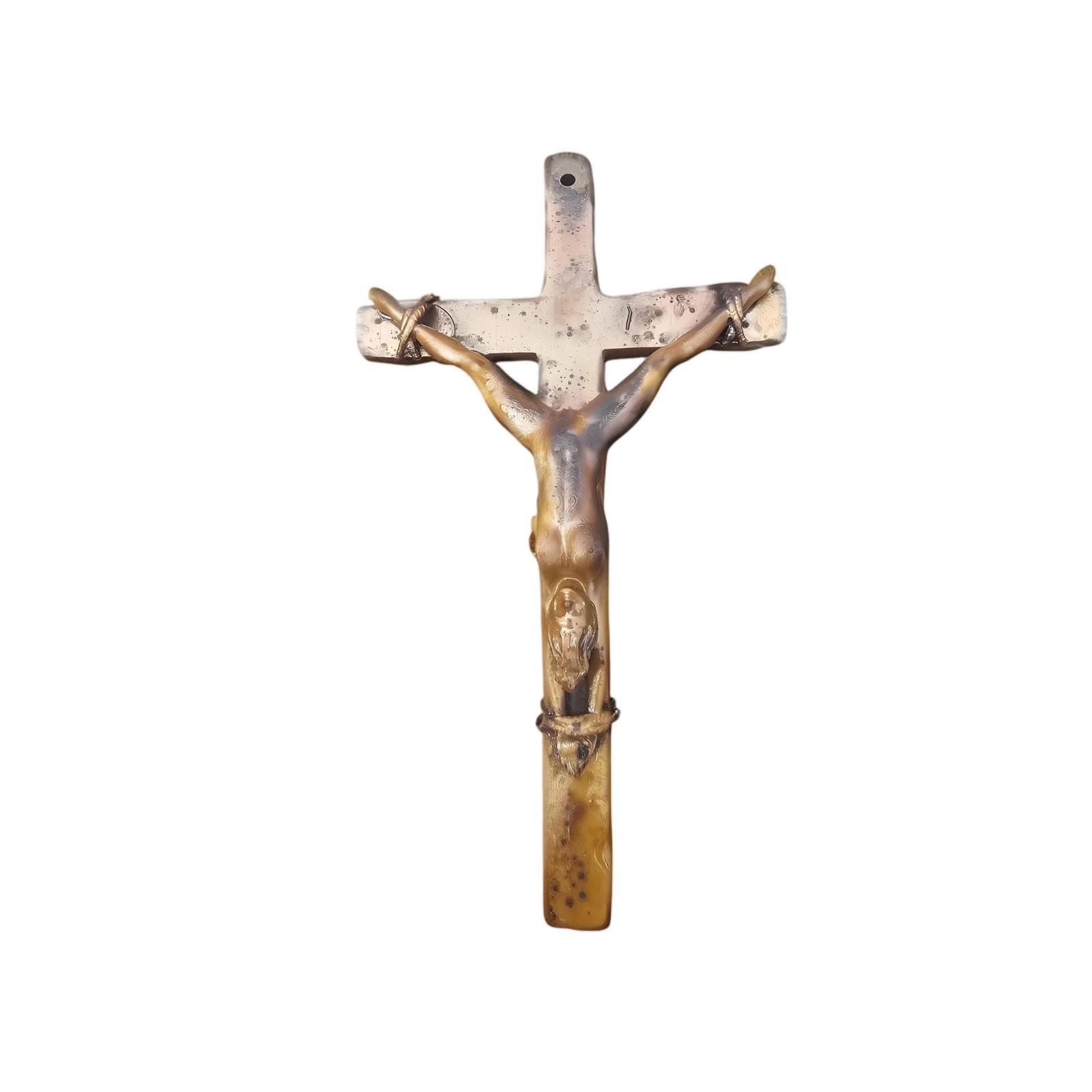 

Vintage Cross Decor Figurine – Christian- Tabletop Ornament For Home Or Church – Faith-Inspired Religious Decoration Gift One Size