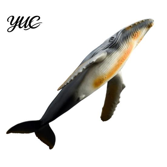 Educational Ocean Animal Toys Realistic Whale Model, Marine Creature Figurines, Beluga, Orca, Blue Whale, Gray Collectible Sea Life Figures