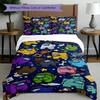 3pcs Duvet Cover Set (1*Duvet Cover + 2*Pillowcase, Without Core), Among Us Print Bedding Set, Bedroom Decor, All‑Season, Birthday Gift