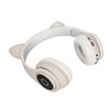 LXB39A Cat Ear Bluetooth Headset Cute Adjustable Bass Portable Wireless Bluetooth Headset with Sound Cable for