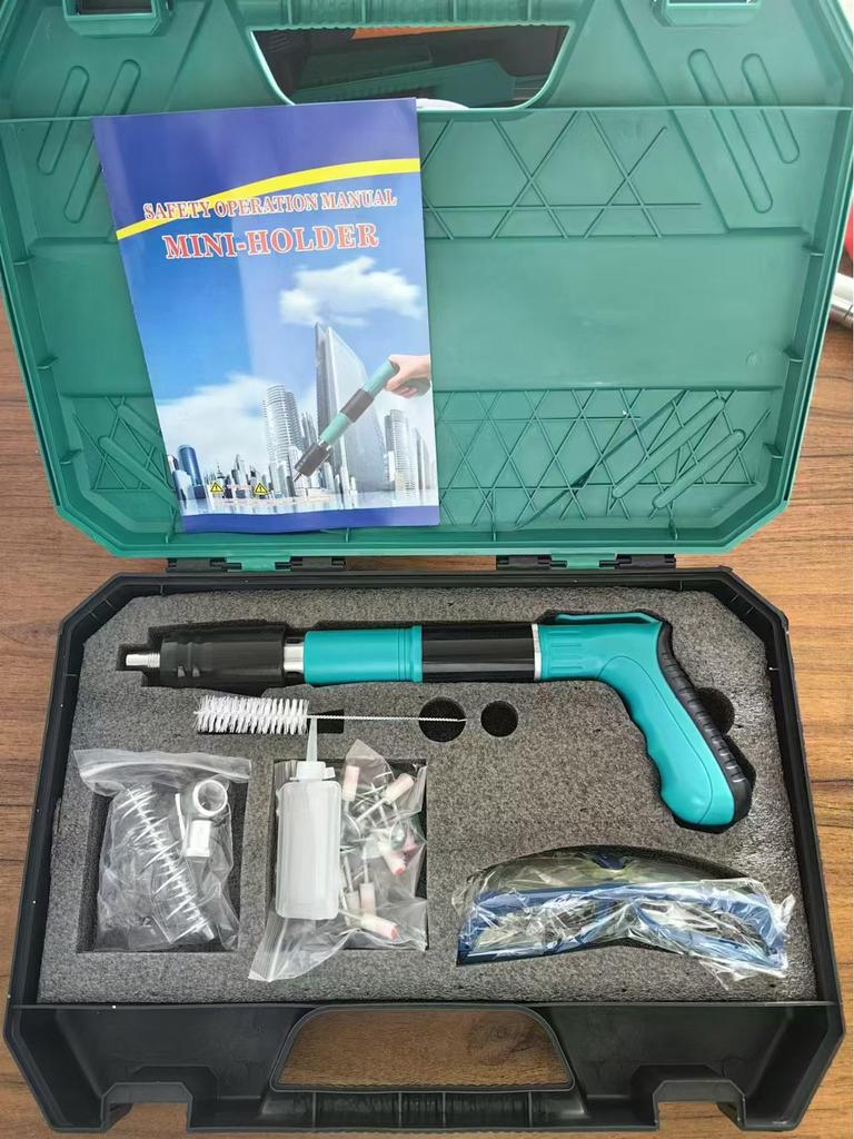 Mini Ceiling Nail Gun with Silencer - Compact for Household Hydropower Installation