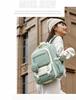 Trendy Color-Block Backpack: Lightweight, Large-Capacity Schoolbag for Female Students