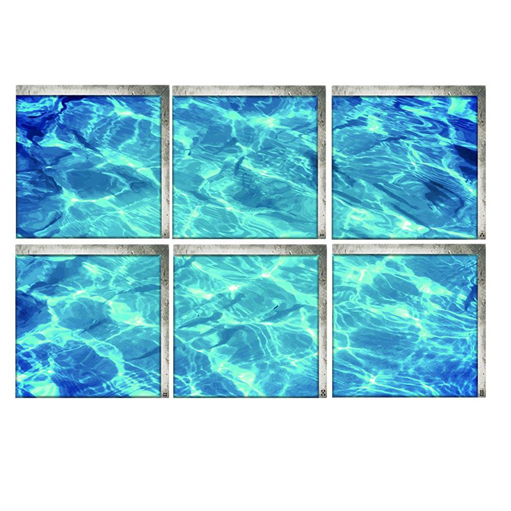 

Creative 3D Bathroom Three-Dimensional Environmentally Friendly Wall Sticker Bathtub Self-Adhesive Non-Slip Sticker Children S Bathtub Waterproof