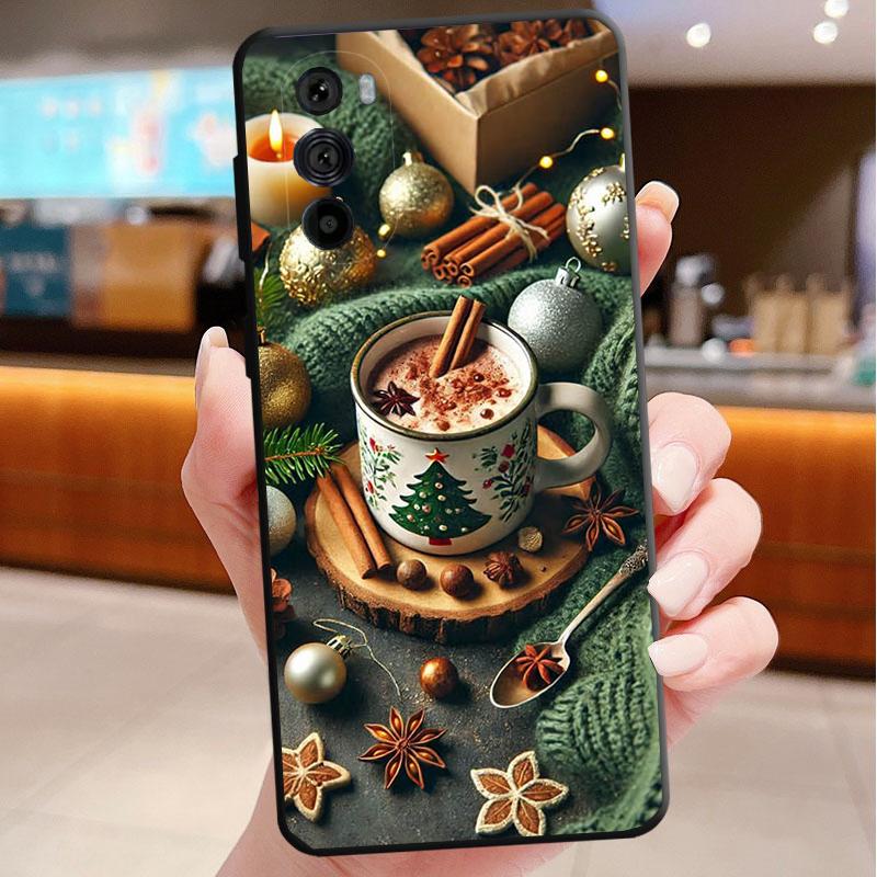 

Phone Case For Motorola Edge 50 40 Pro 60 50 40 30 Ultra Neo Fusion Moto G Play G Stylus G Power G Christmas Cat Tree Moto Edge 50 Fusion