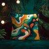 Abstract Geometric Cushion Cover Natural Linen Pillow Case Double-Sided Print Decorative Sofa Pillowcase Home Decor Gift