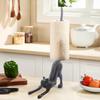 Držiak na papierové utierky Nordic Cast Iron Cat do kuchyne alebo na piknik