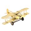 Mini Size Metal Aircraft Ornament Gold,  Sliver Desktop Aviation Craft  Study Desktop Ornament