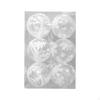 6 Pieces Christmas Tree Balls Shatterproof Hanging 6cm Decoration Ornaments for