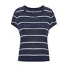 TVIEW Striped Scallop Knit_V6B-Ckn021