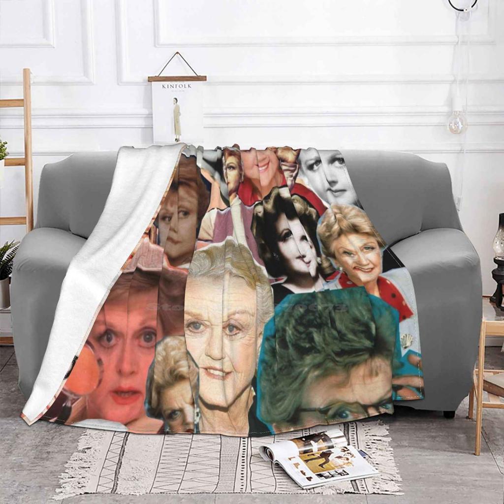Dial M For Murder She Wrote Super Warm Soft Blankets On Sofa/Bed/Travel Angela Lansbury Christmas Funny Rhys Nicholson Comedy