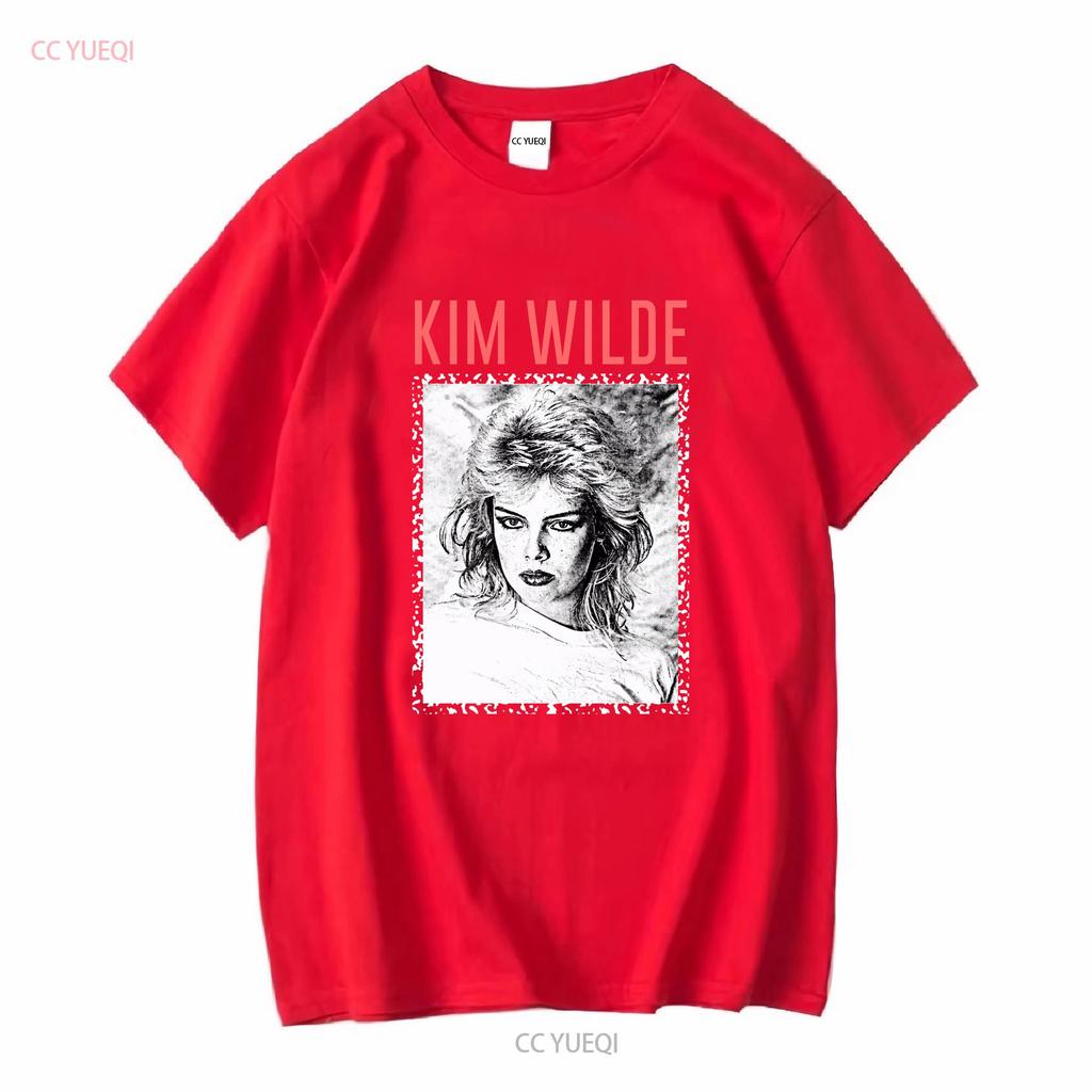 Heißes 80er Jahre Kim Wilde Für Fans S 234xl T-Shirt An1060 Vintage Gewaschen Vielseitig Bequem Leicht Designer Kleidung Atmungsaktiv