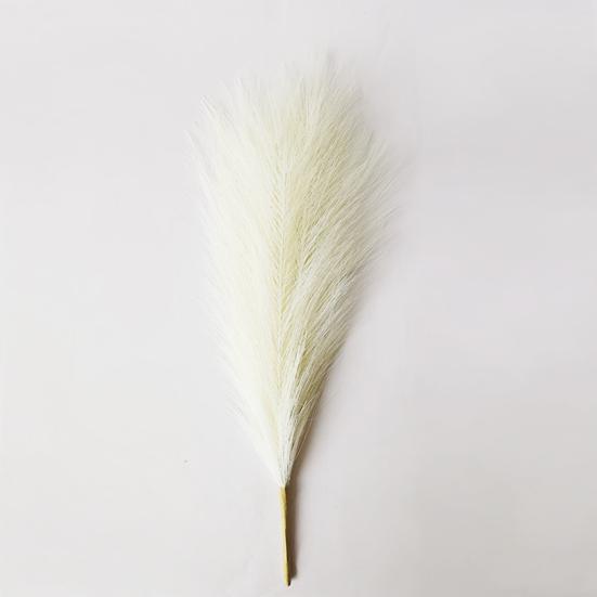 2Pcs Artificial Pampas Grass Exquisite Layout Props Faux Silk Flower No-watering Fluffy
