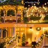 Christmas Decor Solar String Lights 8 Modes Waterproof Outdoor Garden Decor Xmas Fairy Solar Light for Patio Street Yard Balcony