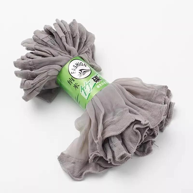 High Quality Women Velvet Socks Pack Female Summer Thin Silk Transparent Black Sock Sexy Ankle Nylon Solid Color Stockings