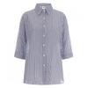 Shop Women Summer Office Daily Short Sleeve Shirt Navy Bls Wnb 12027