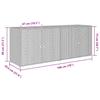 Vidaxl Gartenschrank, Schwarz, 198X55,5X80 Cm, Polyrattan