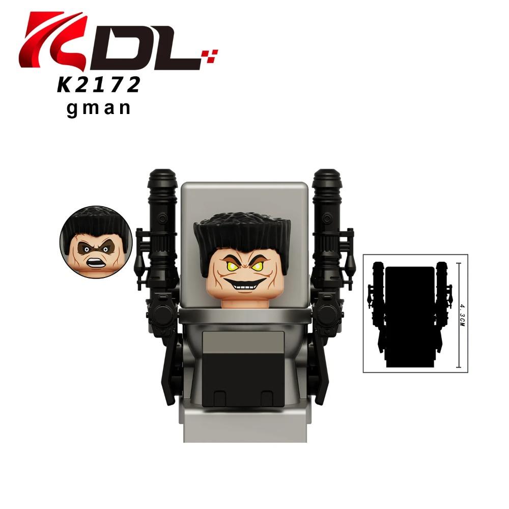 Skibidi Toilet MOC Abstract Robot Building Blocks Compatible With LEGO Monitor TV Man Delicate Figures Mini Model Bricks Toys