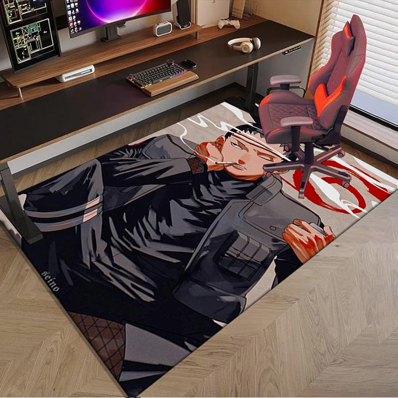 Ninja Team Adventures Carpet, Chair Rug,Rug for Office Bedroom Living Rooms, Doormat Decor Fan Gift Christmas Gift