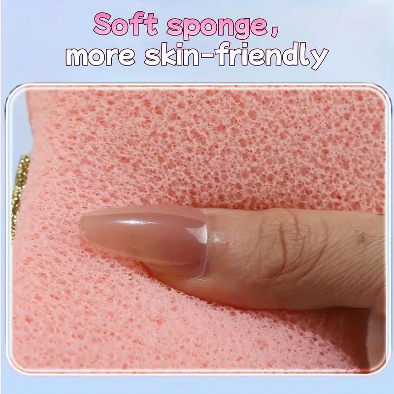 Soap Bag Bathing Sponge Bath Ball Super Soft Scrubbing Sponge Back Cleaning Brush Tools Suitable for Bathroom Shower Accessories